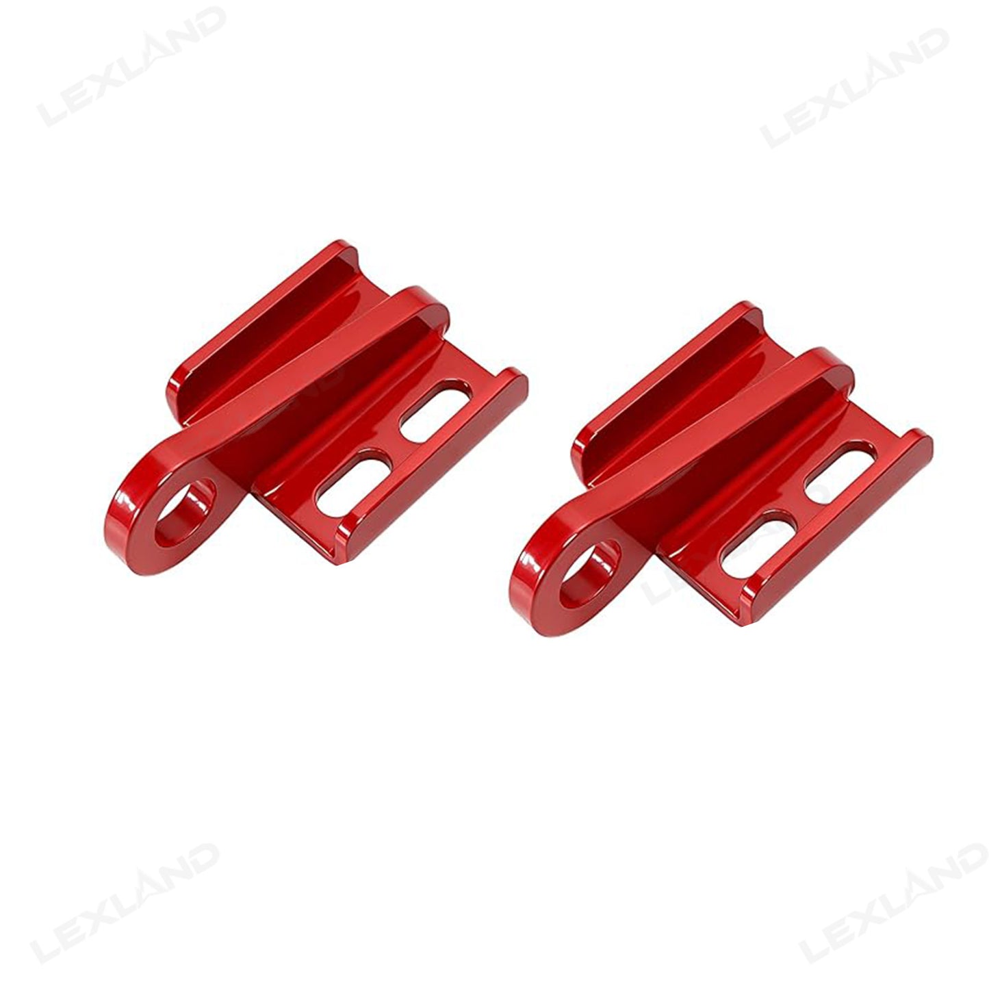 Tacoma /4Runner Front Tow Hooks Red Aluminum Recovery Points 2.0 for Toyota
