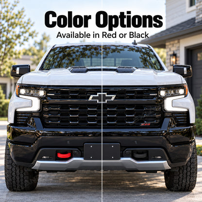 Silverado 1500 Front Tow Hook Covers Silicone Tow Hook Caps Protectors for Chevrolet