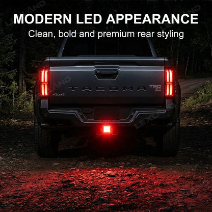 Tacoma Tow Hitch Receiver Brake Tail Light Hitch Mount LED Pod Reverse Kit for Toyota
