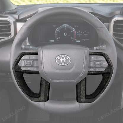 Tacoma/4Runner Gear Shift Panel Cover Steering Wheel Cover Trim Interior Protective Overlays for Toyota