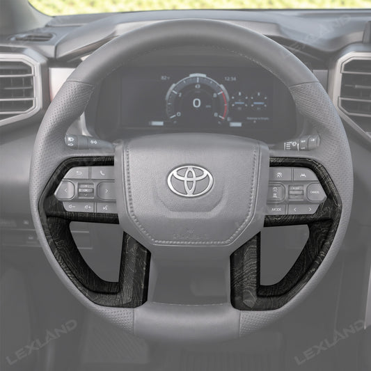 Tacoma/4Runner Gear Shift Panel Cover Steering Wheel Cover Trim Interior Protective Overlays for Toyota
