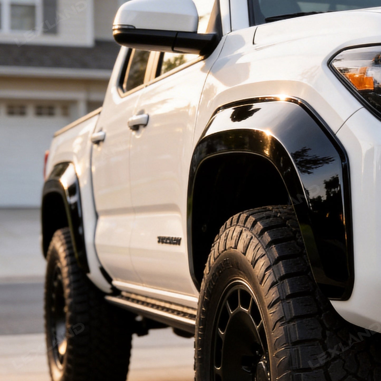 Tacoma Fender Flare Kit ABS Wheel Flares No-drill Installation Wheel Arch 4PCS for Toyota