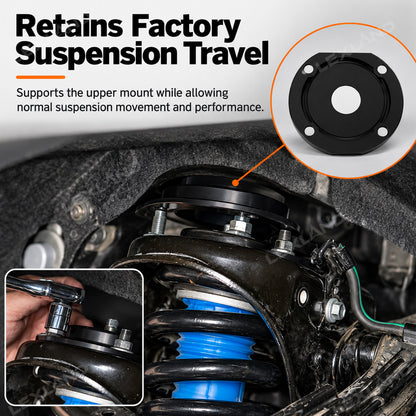 Tacoma Coilover Top Plate Reinforcement Kit Aluminum Alloy Strut Reinforcement Plates 2PCS