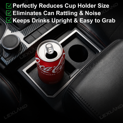 Tacoma Skinny Can Holder ABS Center Console Cup Holder Adapter Insert for Toytota