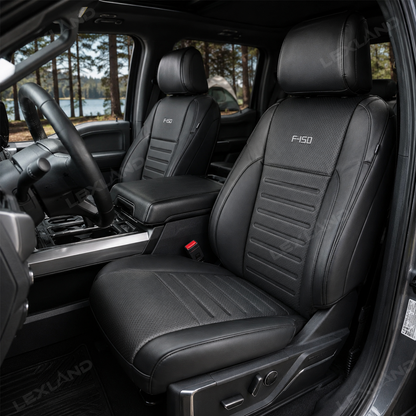 F150 Seat Covers NAPPA Leather Interior Seat Protector with F-150 Style for Ford
