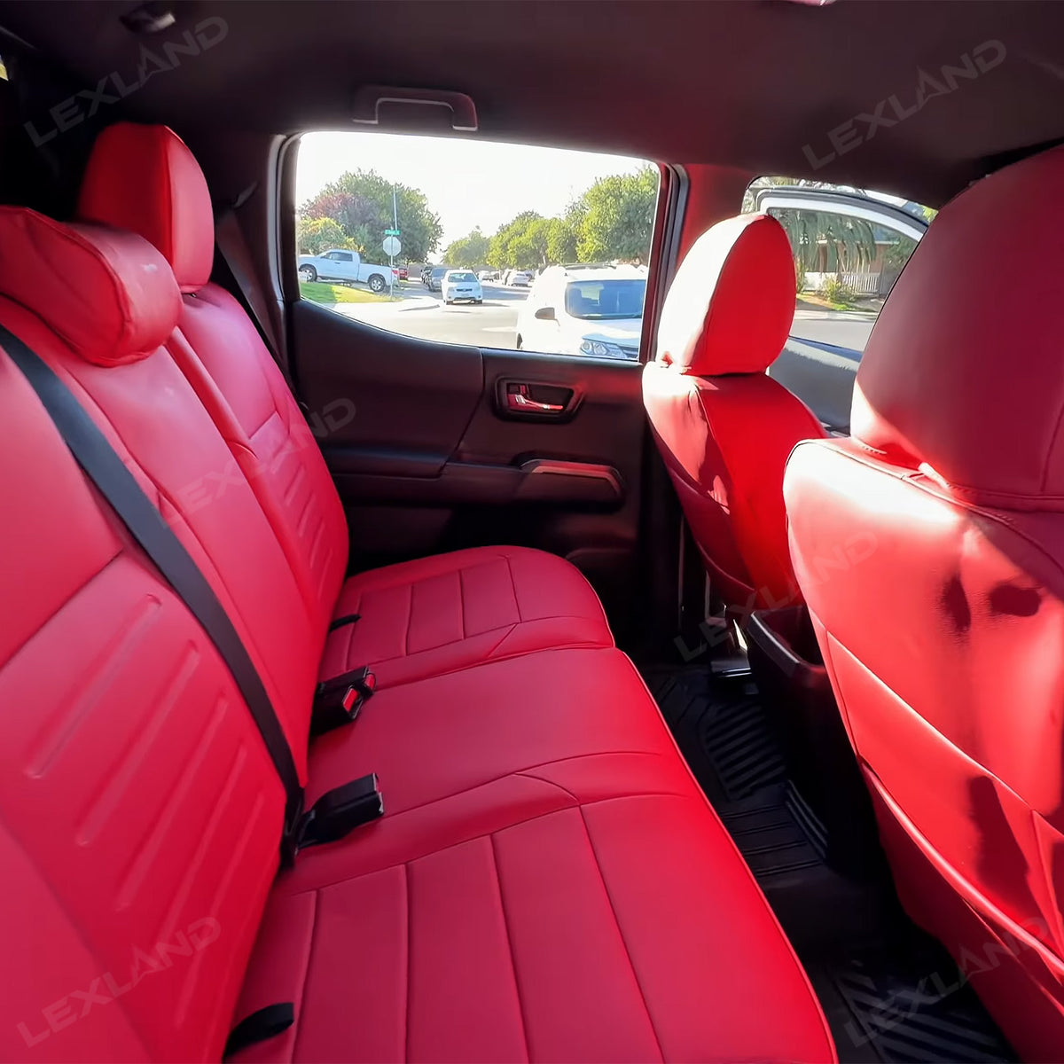 Tacoma/4Runner Seat Covers Embossed Seat Protectors with TRD Style for Toyota