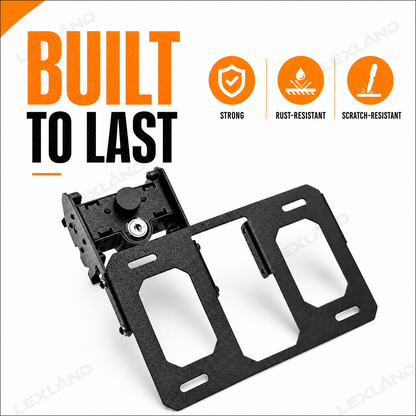 Tacoma Anti-Theft Front License Plate Mount Lockable Aluminum License Plate Holder for Toyota