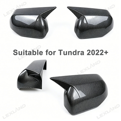 Tundra Side Mirror Covers ABS Door Mirror Caps Sport Style Rearview Mirror Overlay