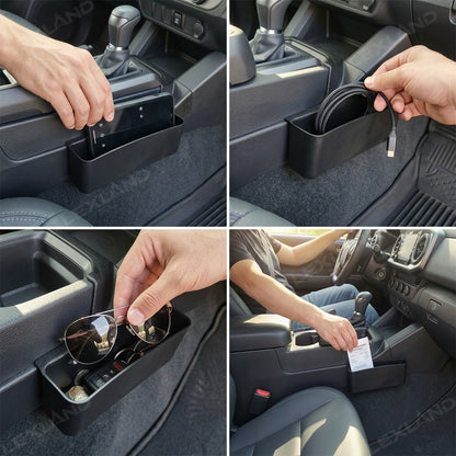 Tacoma Center Console Side Organizer Central Control Gear Shift Side Storage Box