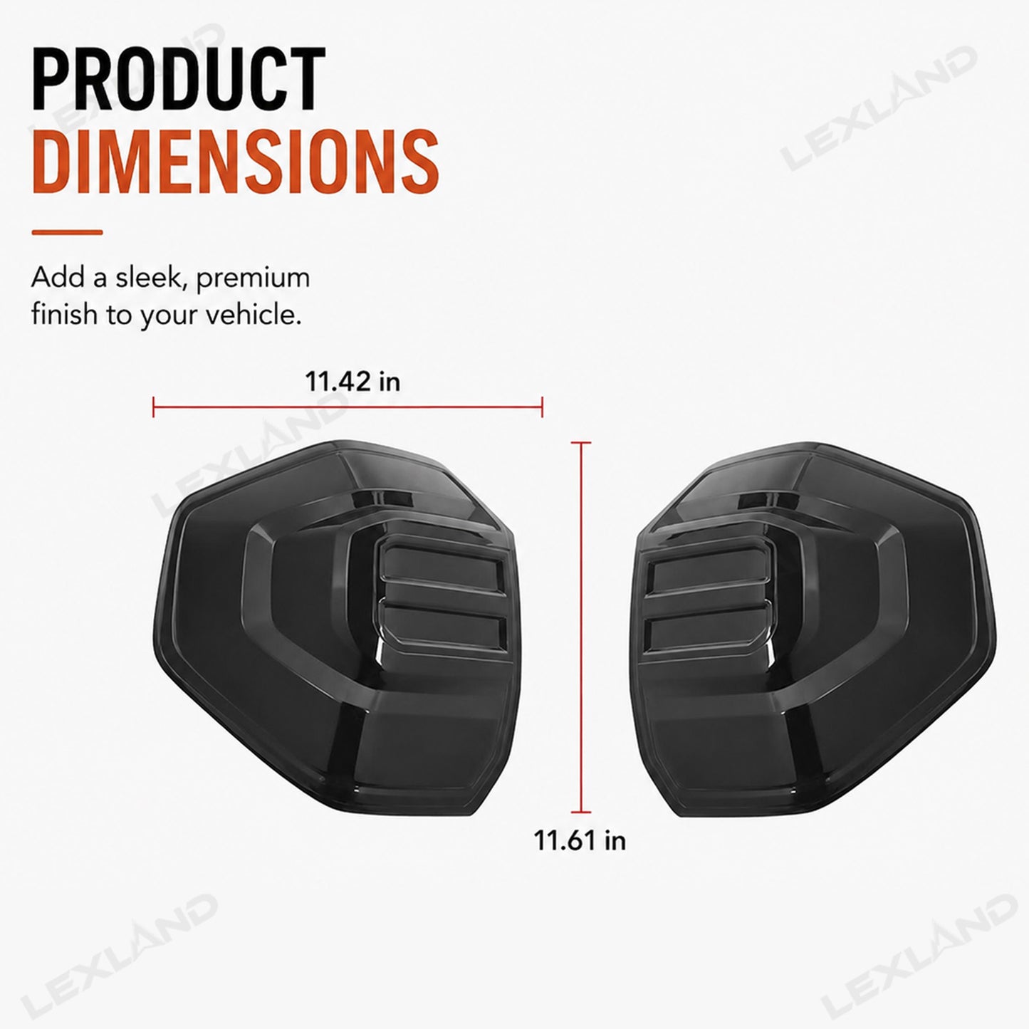 4Runner Rear Tail Light Covers Smoked ABS Taillight Lamp Guard Protector Cover for Toyota