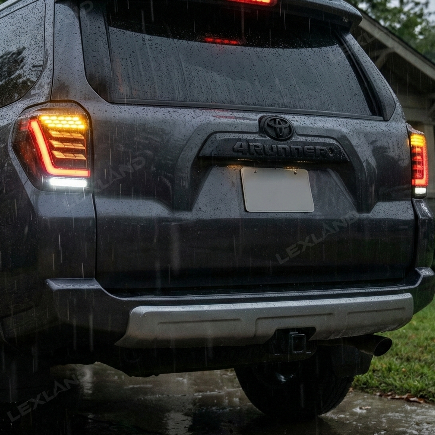 4Runner LED Tail Lights Smoked Dynamic Taillights Rear Lights for Toyota