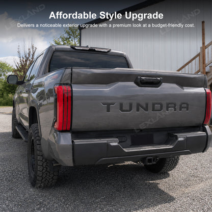 Tundra Tailgate Letters 3D Emblems Overlay Insert Kit for Toyota