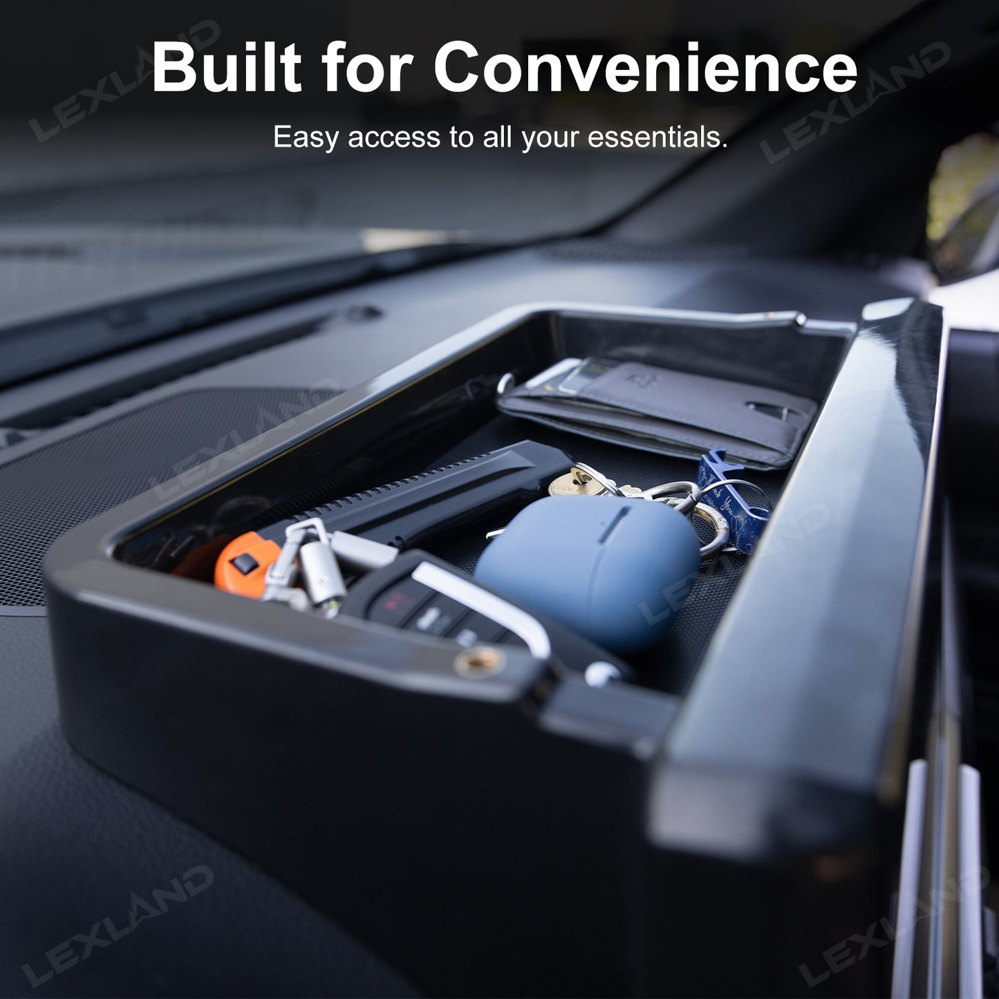 Tacoma/4Runner Dashboard Storage Box Behind Screen Center Console Organizer Tray