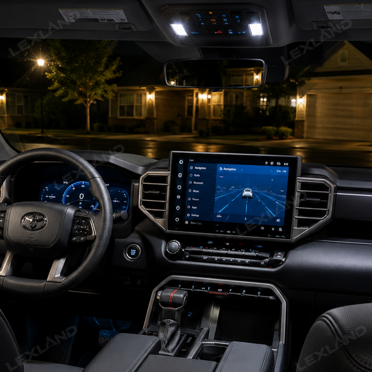 Tacoma/Tundra Dome Light Dual Color Front Map Light Interior LED Overhead Light for Toyota