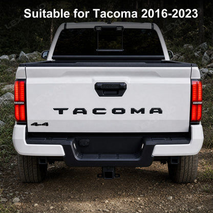 Tacoma 3D Tailgate Letters ABS Tailgate Insert Rear Emblems Decals for Toyota