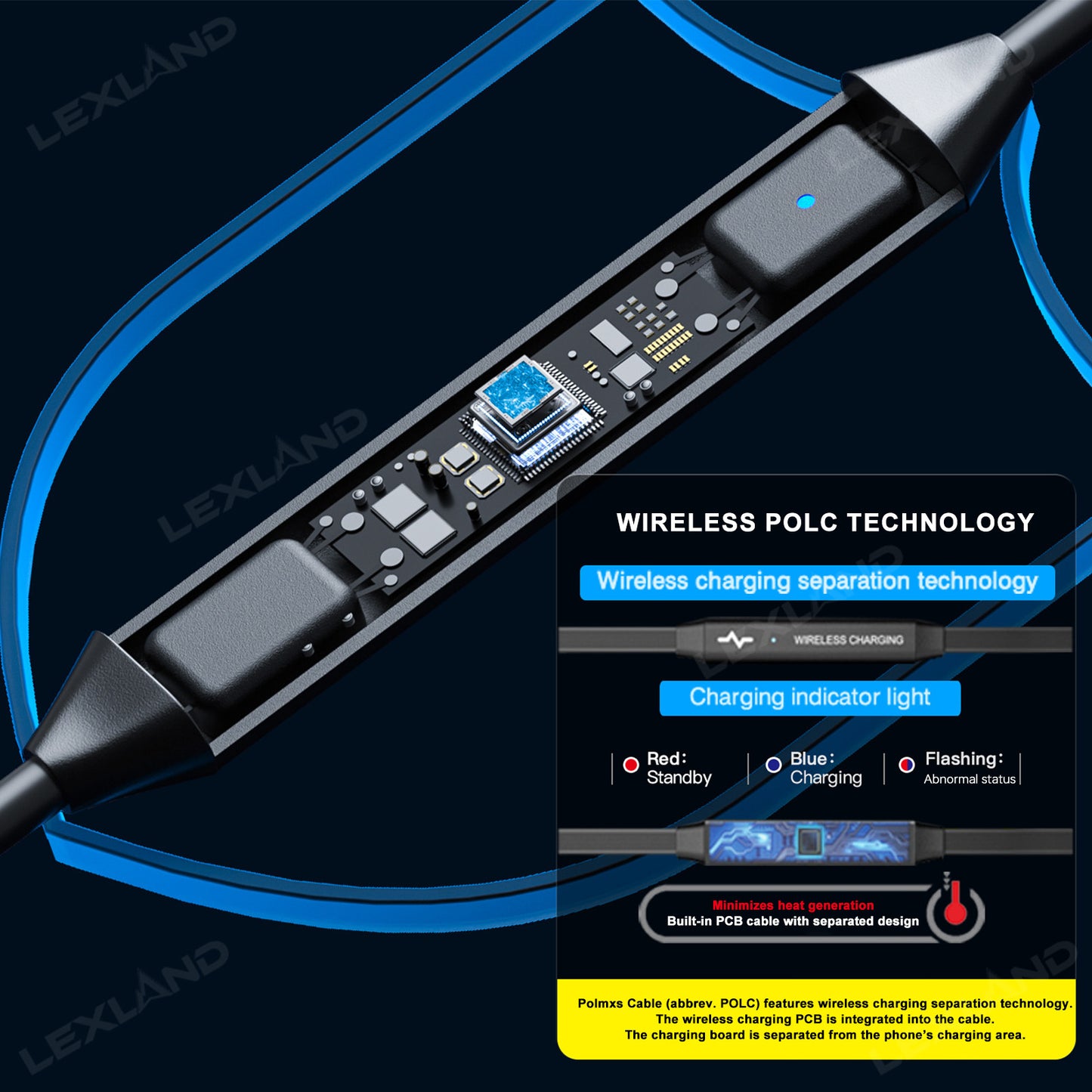 4Runner/Tacoma Magnetic Wireless Charger with Ambient Light 15W Phone Charging Pad 2.0