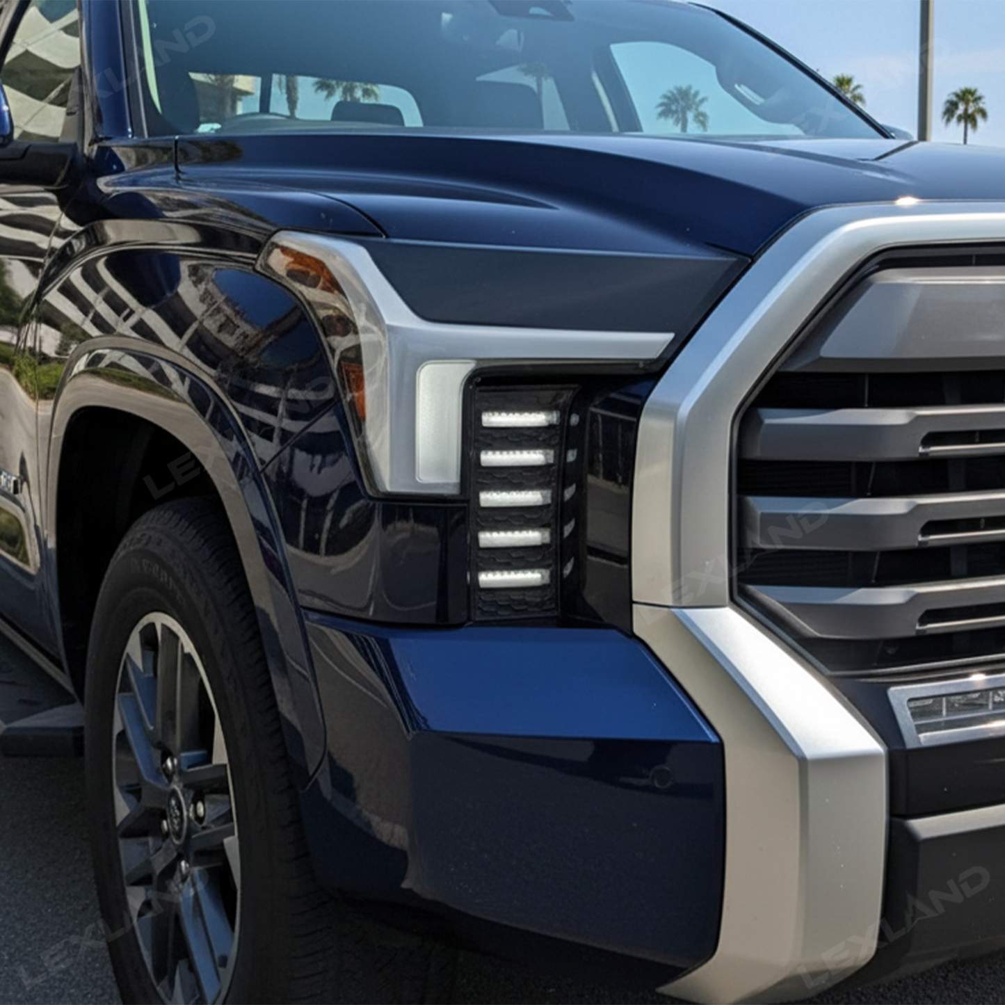 Tundra DRL Vent Lights Dual-Color Dynamic Daytime Running Lights Sequential Turn Signal Lighting Upgrade