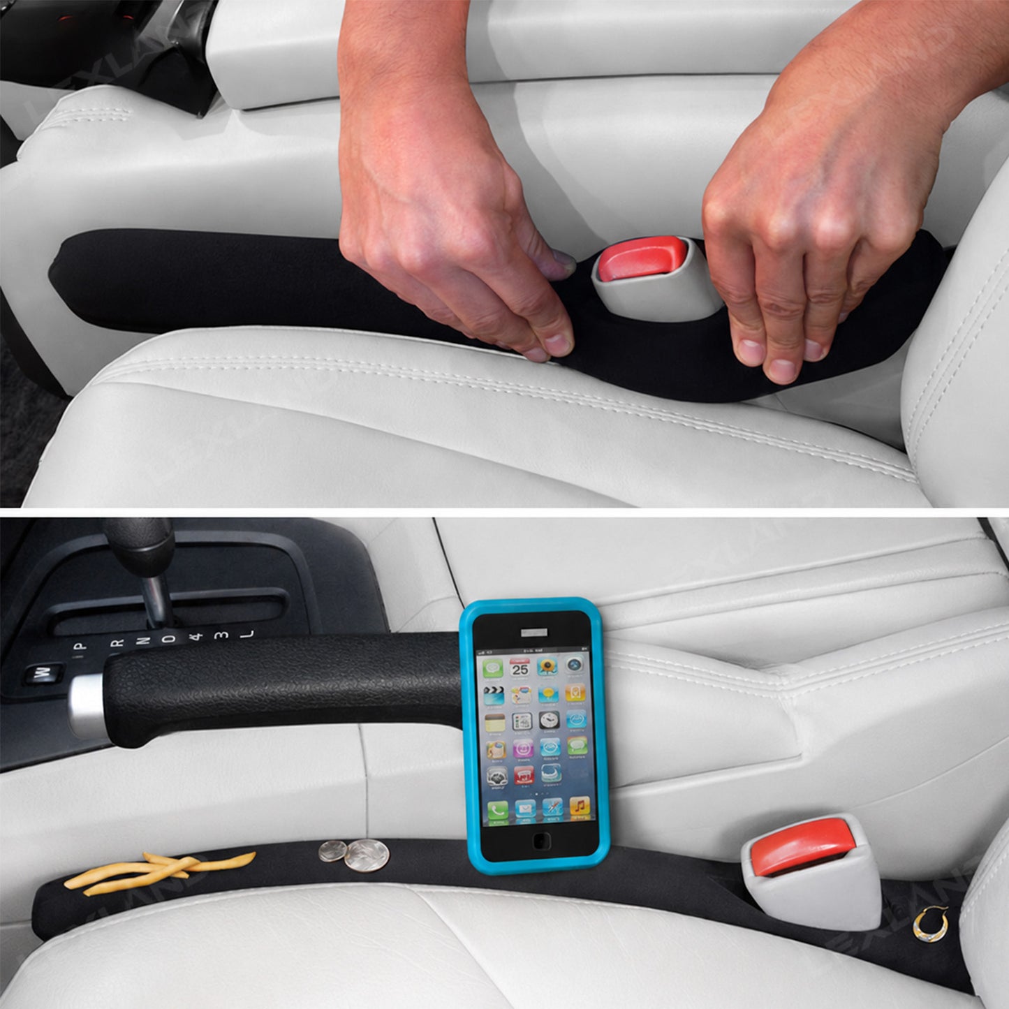 Tacoma Seat Gap Filler Center Console Gap Stopper Blocker Car Seat Crevice Filler 2PCS for Toyota