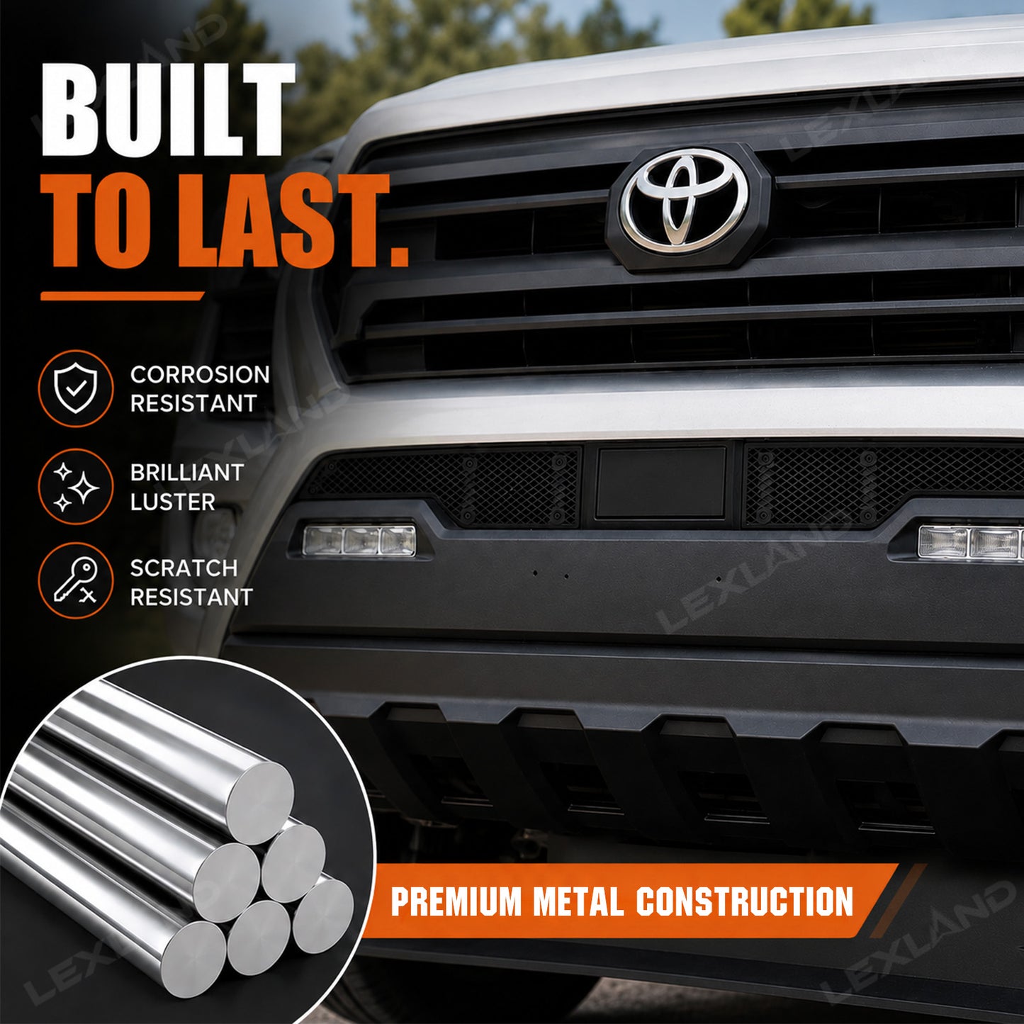Tacoma Front Lower Grille Mesh Insect Bug Screen Radiator Guard for Toyota