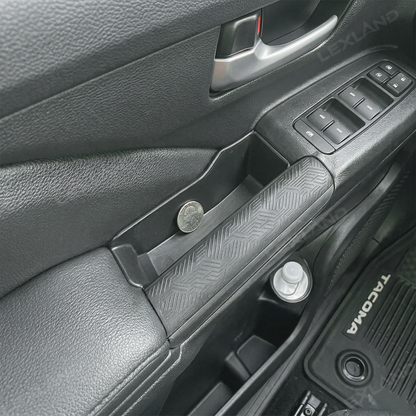 Tacoma/4Runner Front Door Handle Storage Box Side Door Tray Organizer Insert 2PCS for Toyota
