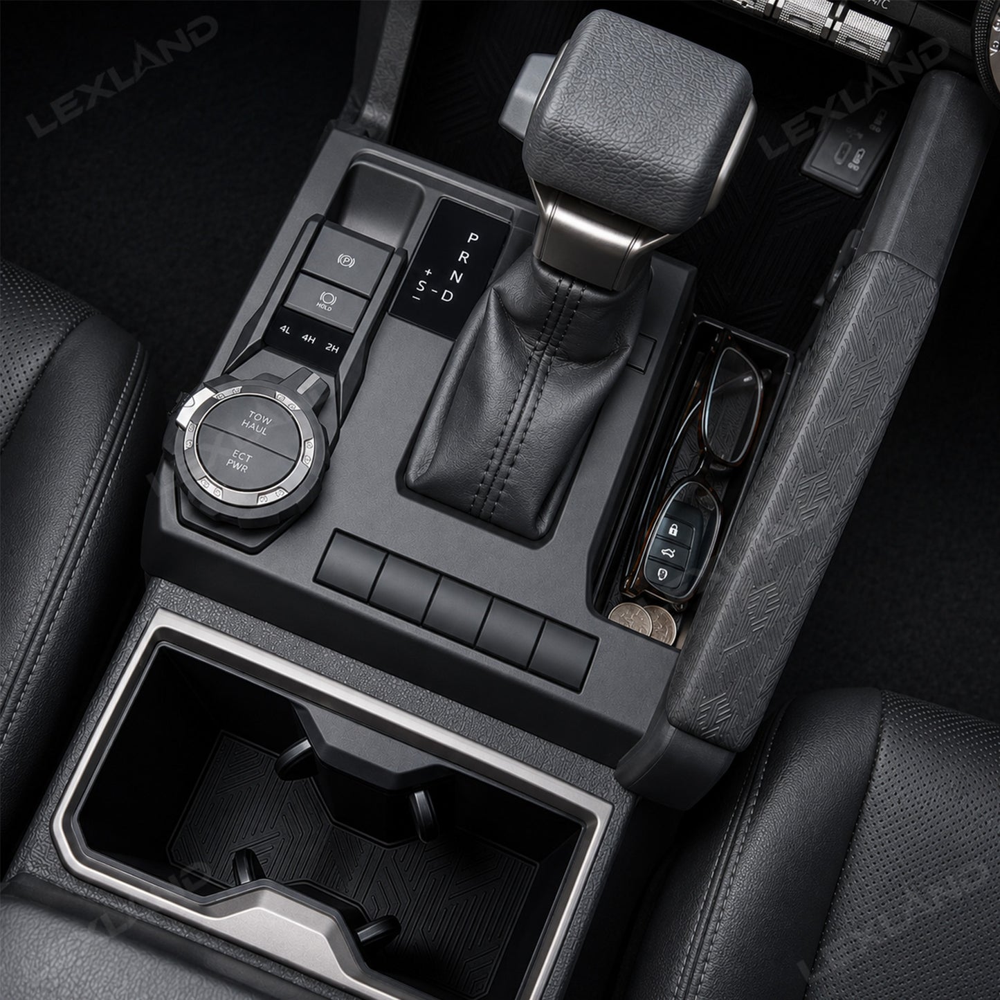 Tacoma/4Runner Gear Shifter Storage Box Holder Tray Under Handbrake Side Pocket Organizer
