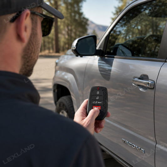 Tacoma/4Runner/Tundra Key Fob Cover Silicone Keyless Entry Remote Case Protector for Toyota