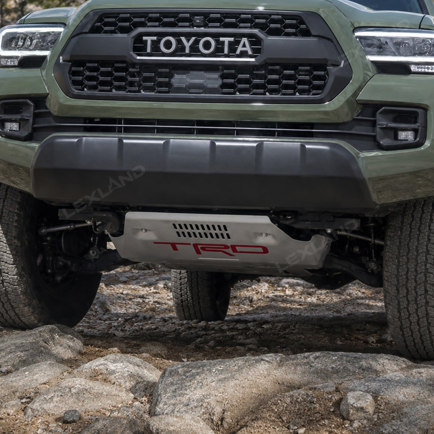 Tacoma Skid Plate Aluminum Front Engine Guard TRD Style Underbody Protector