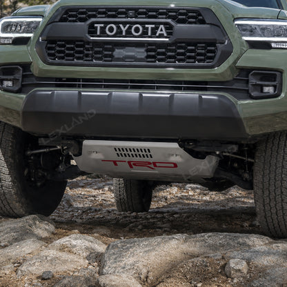 Tacoma Skid Plate Aluminum Front Engine Guard TRD Style Underbody Protector
