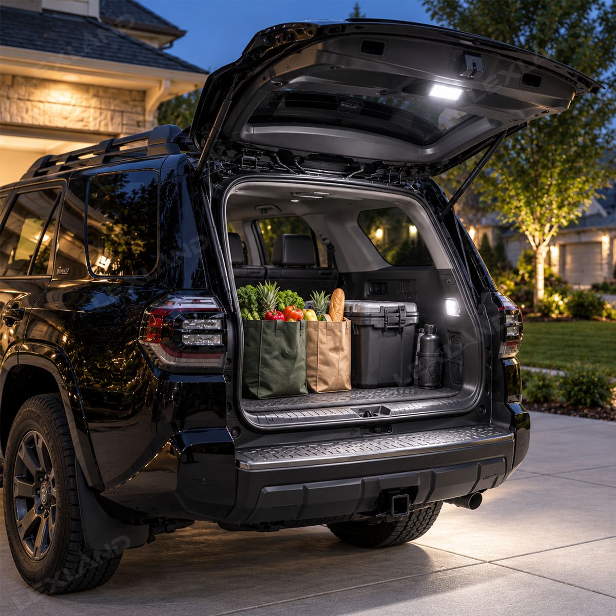 4Runner Trunk Camping Light Dual-Color LED Cargo Lamps Hatch Trunk Ceiling Lighting