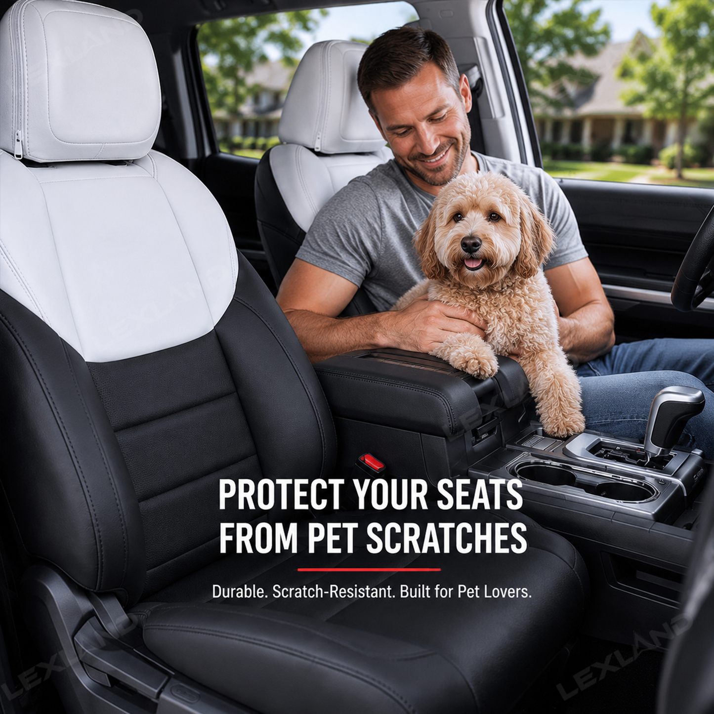 Tundra TRD Style Seat Covers Front and Rear Interior Seat Protectors for Toyota