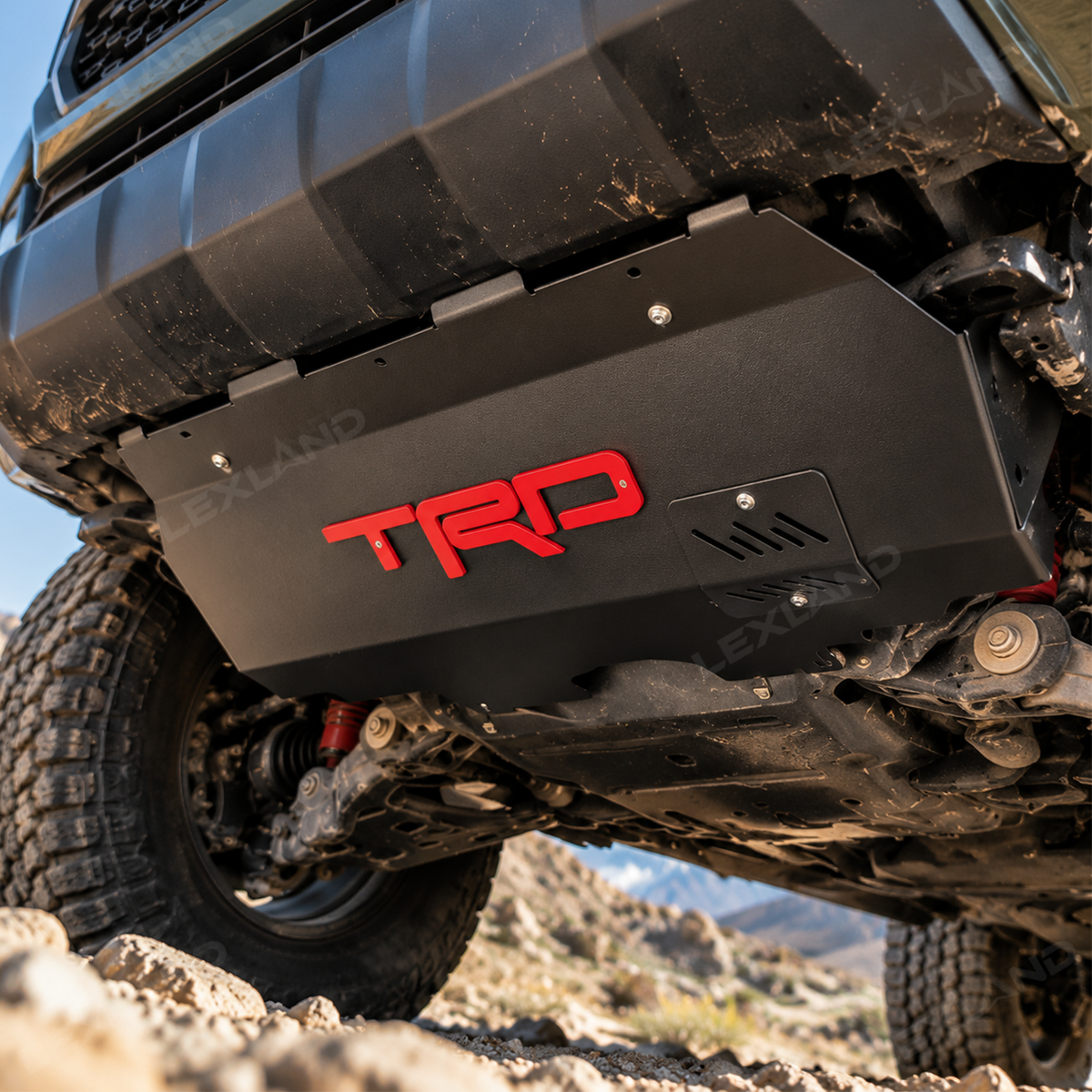 Tacoma Skid Plate with TRD Letter Style Underbody Protection Plate for Toyota