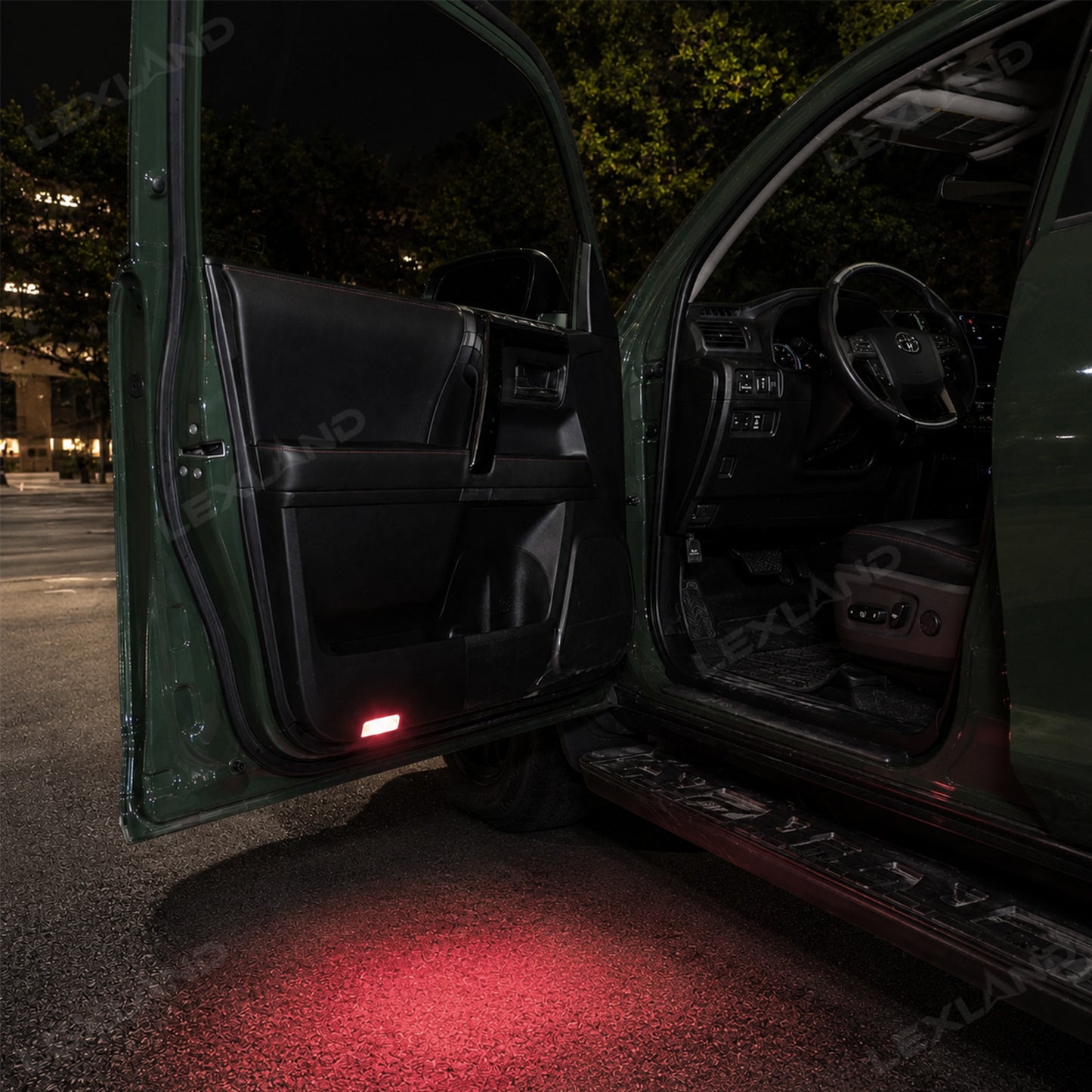 Tacoma Puddle Lights LED Courtesy Lights Dual-Color Door Welcome Lights for Toyota