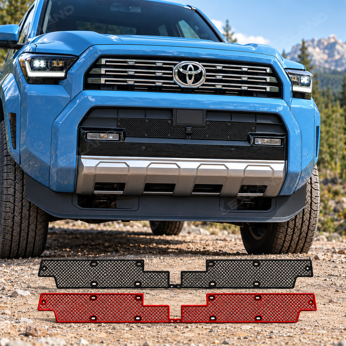 4Runner Front Lower Grille Mesh Insect Bug Screen Grille Protector Radiator Guard 2PCS for Toyota