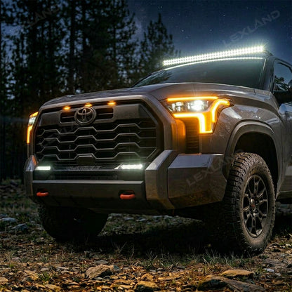 Tundra LED Daytime Running Lights DRL Grille Side Lights Dynamic Sequential Turn Signals