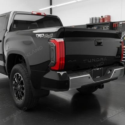 Tundra Tail Light Side Cover Trim ABS Rear Lamp Side Overlay Exterior Decor Protector for Toyota