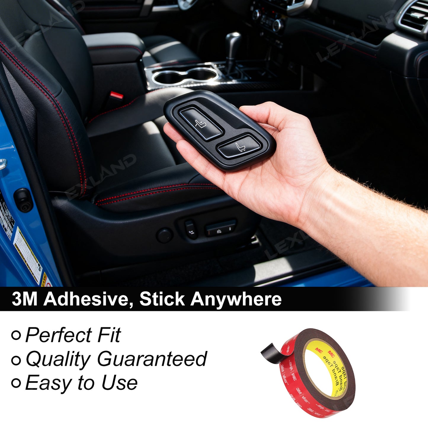 4Runner Front Passenger-side Power Seat Button Wireless Seat Adjustment Module Power Seat Switch