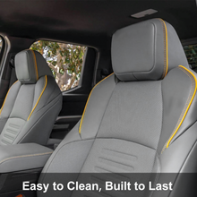 4Runner Seat Covers Embossed Nappa Leather Seat Protector Set with TRD Pro Style for Toyota