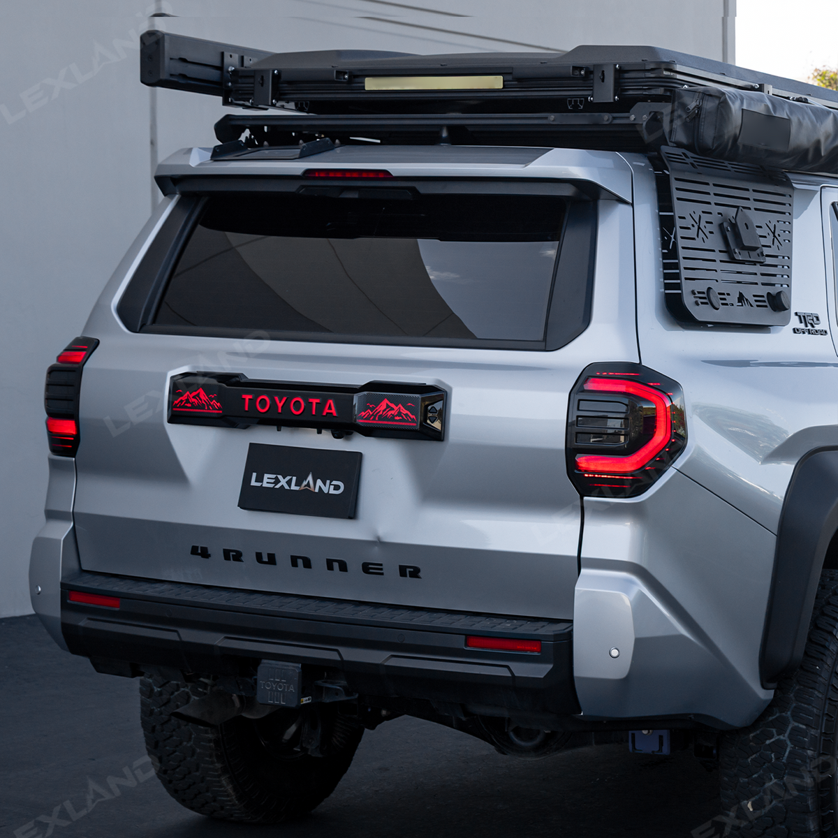 4Runner LED Trunk Tail Light Full Width Tailgate Ambient Lighting with Snow Mountain Off-Road Style