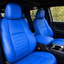 Tacoma /4Runner Seat Covers Blue Embossed Seat Protector with TRD Letter Style Premium Interior Protection