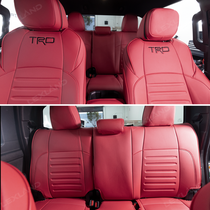 Tacoma /4Runner Seat Covers Full Coverage Embossed Seat Protector with TRD Style