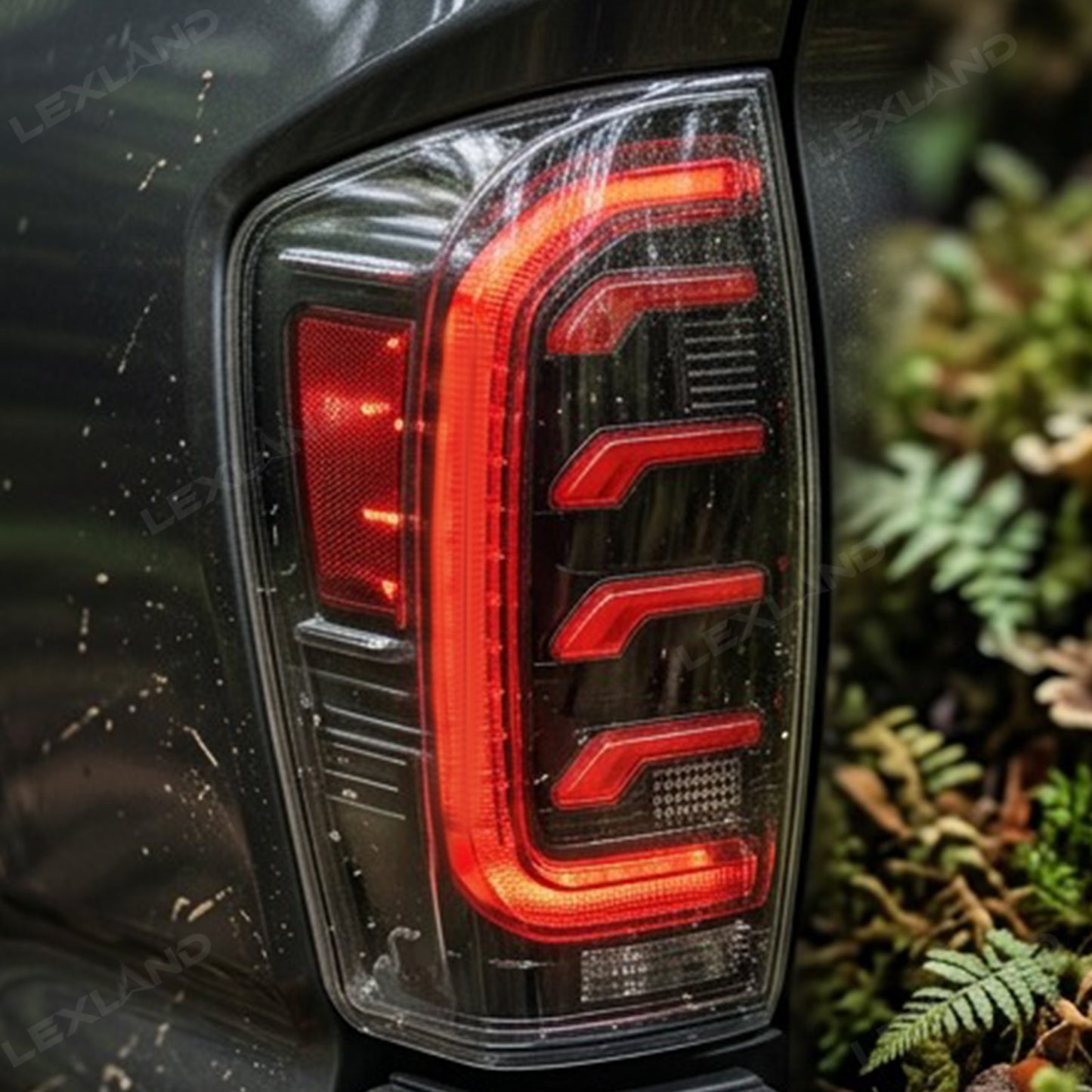 Tacoma LED Tail Lights Smoked Dynamic Form Lighting Sequential Rear Lamps Assembly for Toyota