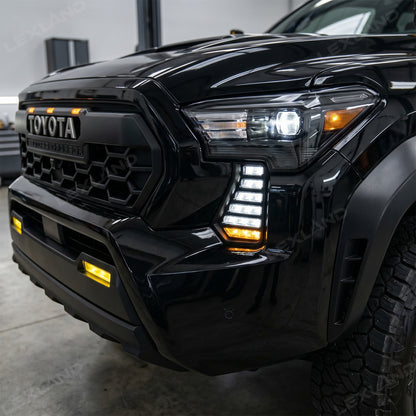 Tacoma LED Fang Lights Dual-Color Dynamic Daytime Running Lights for Toyota