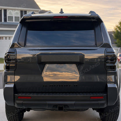 4Runner Rear Tail Light Covers Smoked ABS Taillight Lamp Guard Protector Cover for Toyota
