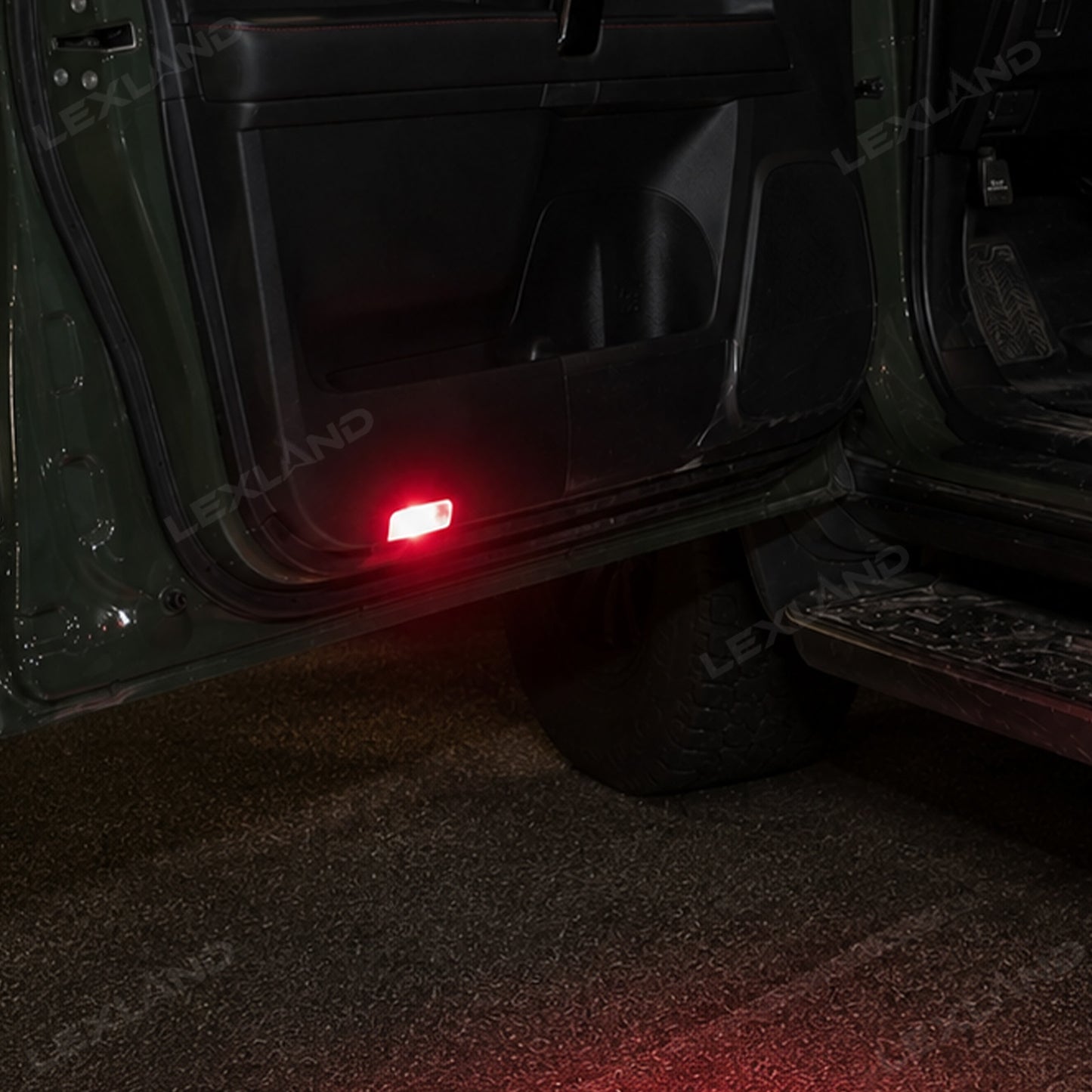 Tacoma Puddle Lights LED Courtesy Lights Dual-Color Door Welcome Lights for Toyota