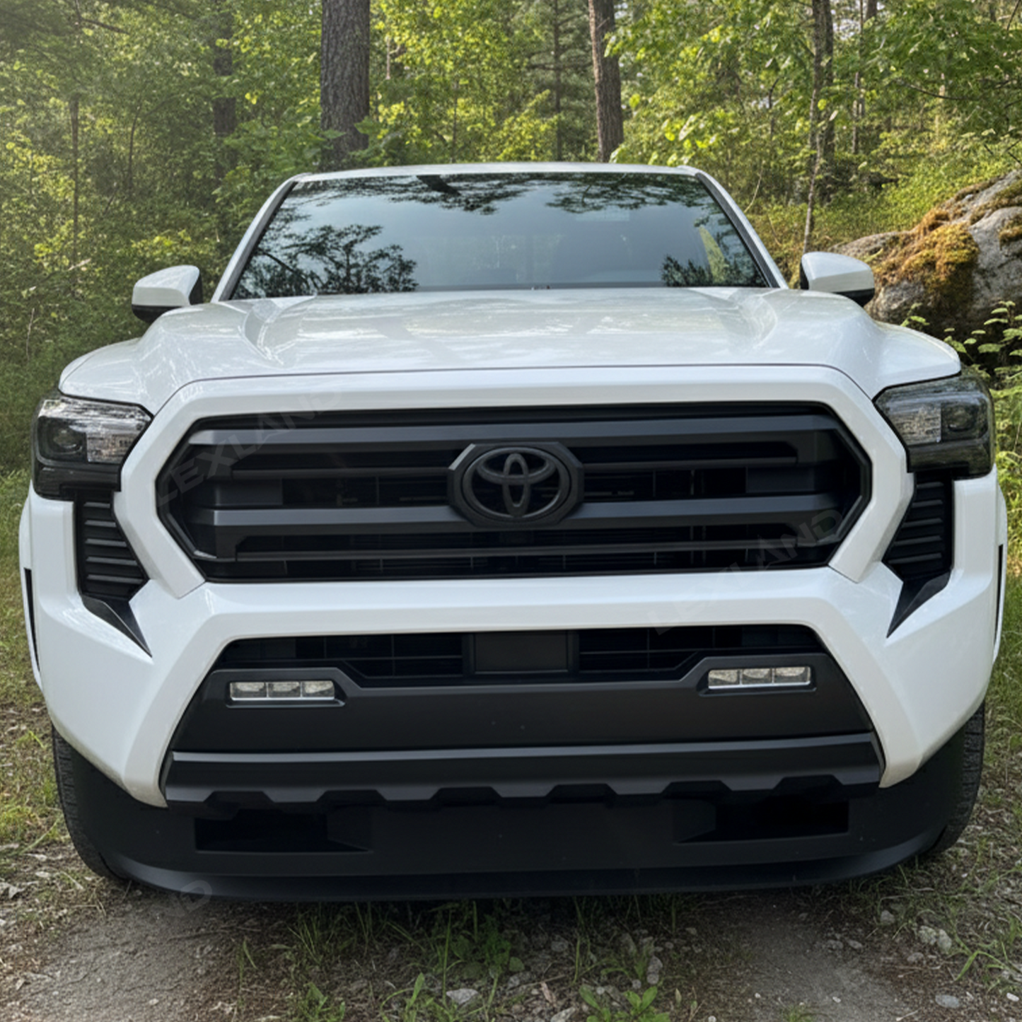 Tacoma Front Side Grille Patch Decor Cover Front Headlight Grille Decals for Toyota
