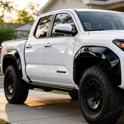 Tacoma Fender Flare Kit ABS Wheel Flares No-drill Installation Wheel Arch 4PCS for Toyota