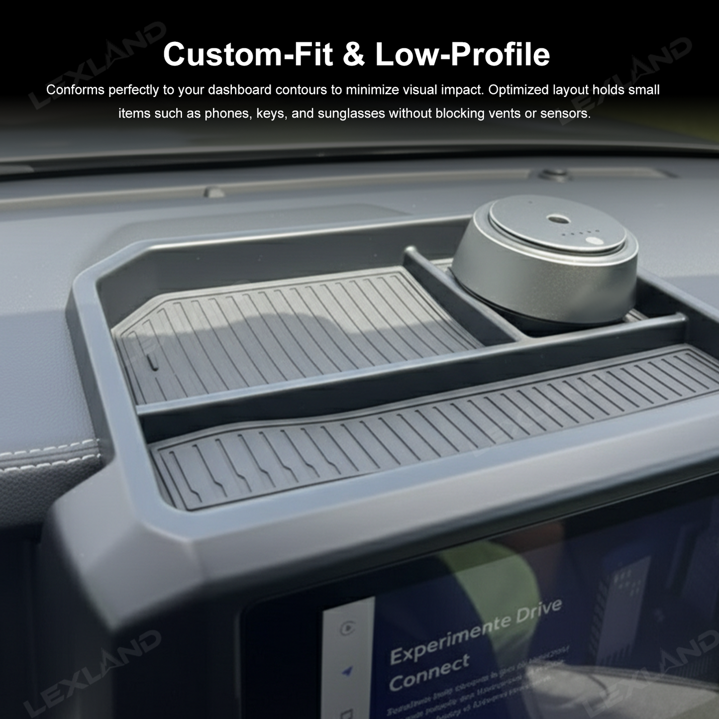 Tacoma/4Runner Dashboard Organizer Tray Behind Screen Interior Dash Storage Box for Toyota