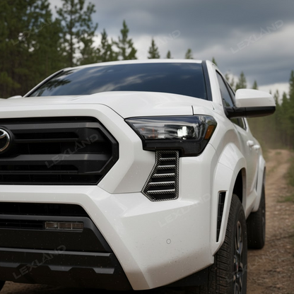 Tacoma Front Inlet Air Vent Trim Cover Headlight Side Grill Grille Mesh Panel