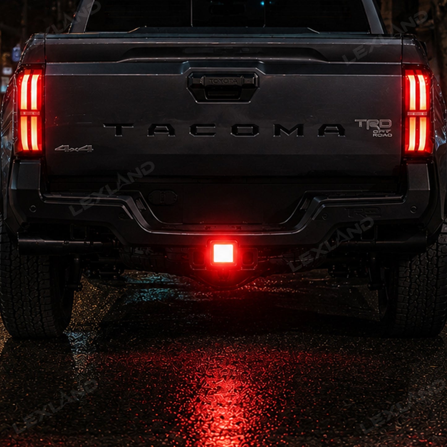 Tacoma Tow Hitch Receiver Brake Tail Light Hitch Mount LED Pod Reverse Kit for Toyota