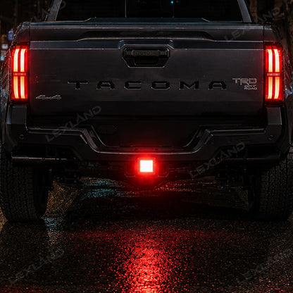 Tacoma Tow Hitch Receiver Brake Tail Light Hitch Mount LED Pod Reverse Kit for Toyota